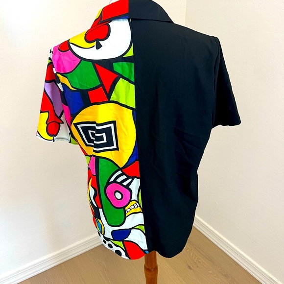 NWOT Color Block Top | Gemini ♊️ - Picture 2 of 2